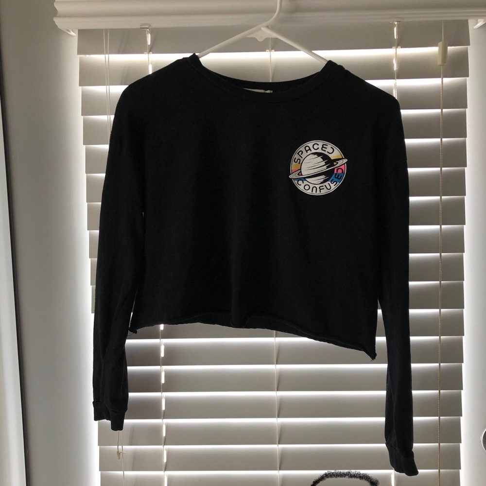 Spaced crop top
